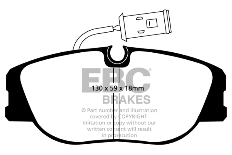 EBC Redstuff Brake Pad Sets (Fronts Only) - DP3733/3C