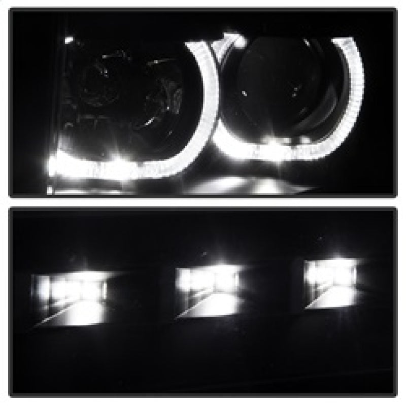 Xtune Ford F150 09-14 Projector Headlights Halogen Model Only LED - 9032226