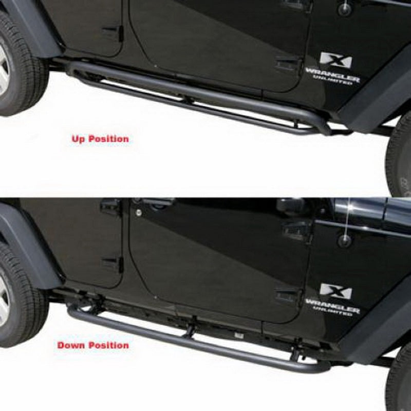 Rampage 2007-2018 Jeep Wrangler(JK) Srs Side Bar Rockerguard Step - - 88732