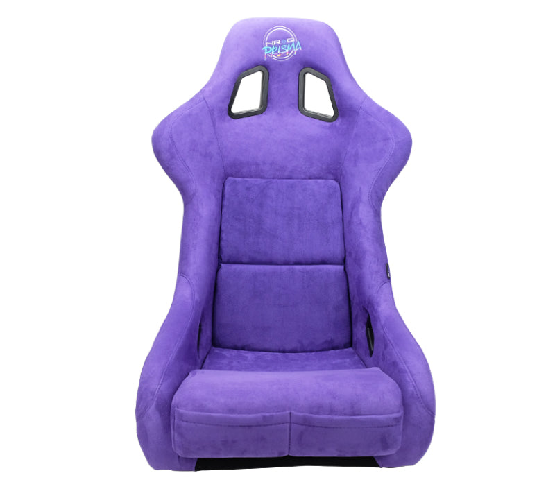 NRG FRP Bucket Seat PRISMA Edition W/ pearlized Back Purple - FRP-302PP-PRISMA