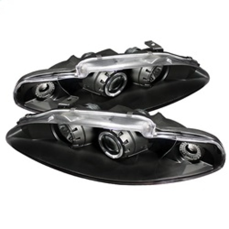 Spyder Mitsubishi Eclipse 95-96 Projector Headlights LED Halo Black High - 5011428