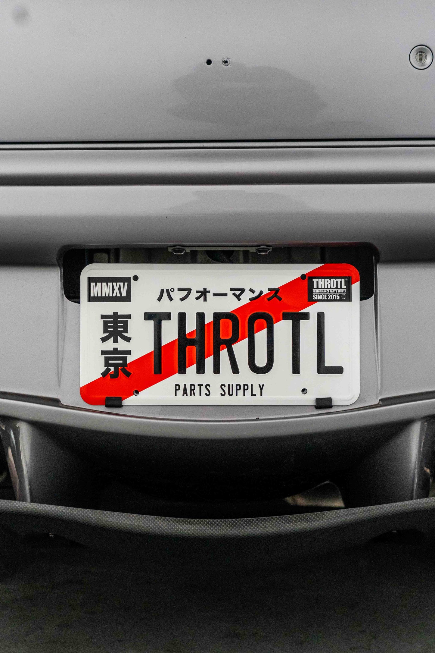 throtl "Initial T" License Plate