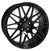 Enkei TMS 18x8 5x114.3 45mm Offset 72.6mm Bore Gloss Black - 515-880-6545BK.