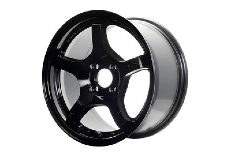 Gram Lights 57CR 18x9.5 +38 5x114.3 Gloss Black Wheel - WGCRX38EGX
