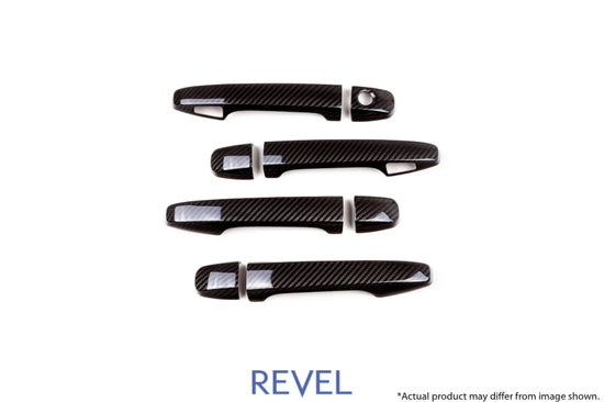 Revel GT Dry Carbon Door Handle Covers (FL/FR/RL/RR) 15-18 Subaru - 1TR4GT0AS10.