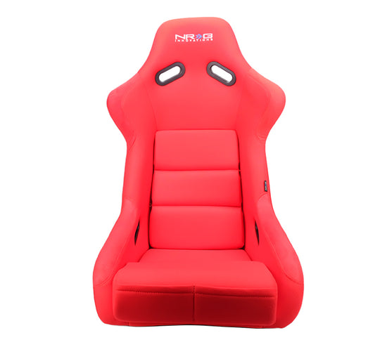 NRG FRP Bucket Seat (Red Cloth) - Large - FRP-300RD.