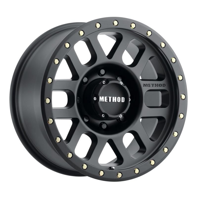 Set of 4: Method MR309 Grid 18x9 0mm Offset 8x180 130.81mm CB Matte - MR30989088500