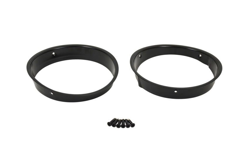 Kentrol 97-06 Jeep Wrangler TJ Headlight Bezels Pair - Powdercoat - 50543