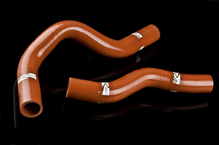 Weapon R Acura RSX 2 Piece Red Coolant Silicone Radiator - 636-114-105R.