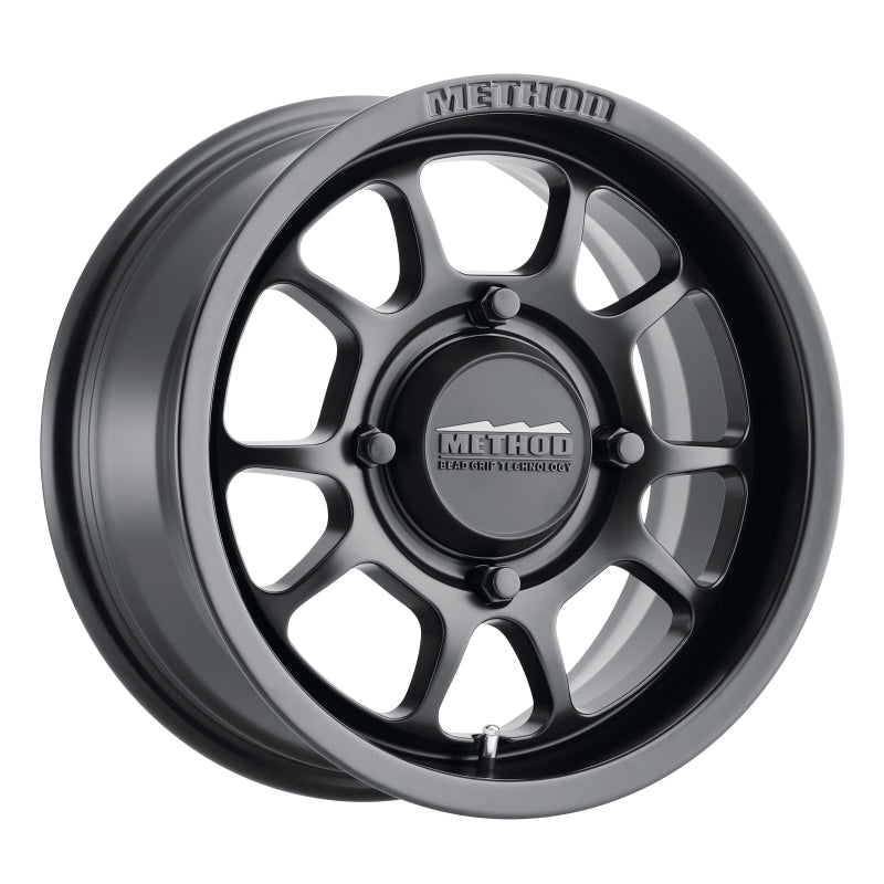 Set of 4: Method MR409 15x10 5+5/0mm Offset 4x156 132mm CB Matte Black - MR40951046555