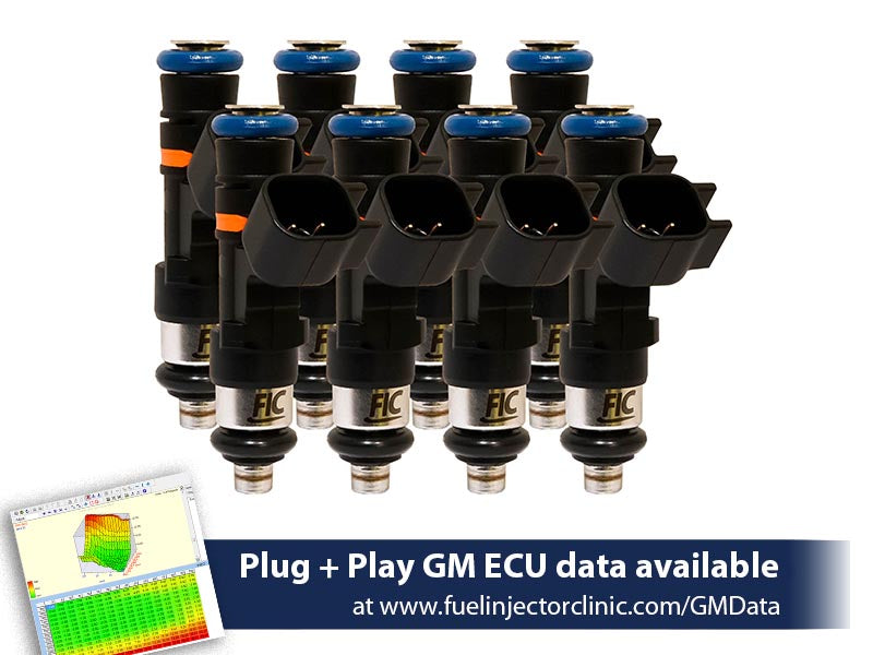 650cc (72 lbs/hr at OE 58 PSI fuel pressure) FIC Fuel Injector Clinic Injector Set - IS304-0650H.