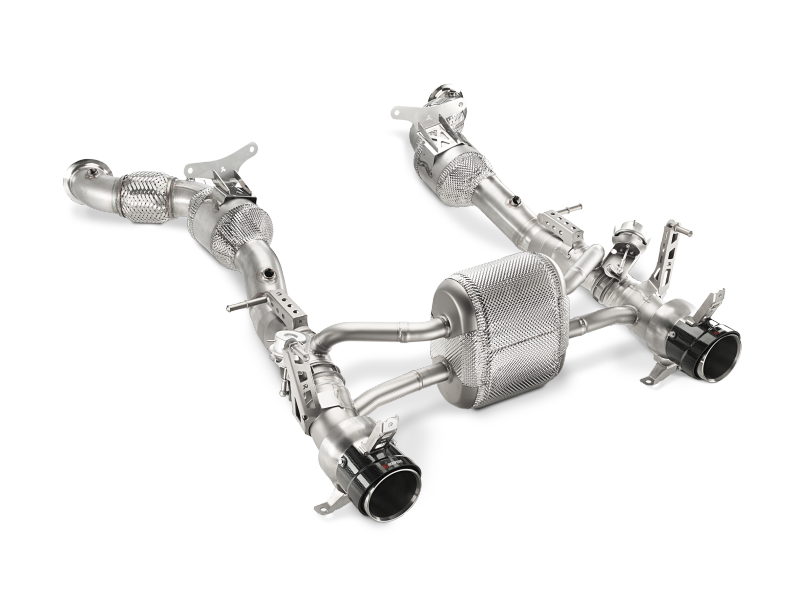 Akrapovic 16-17 Ferrari 488 GTB/488 Spyder Slip-On Line (Titanium) w/ - MTP-FE488H
