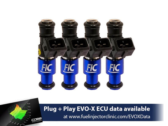 1200cc (Previously 1100cc) FIC Mitsubishi Evo X Fuel Injector Clinic Injector Set (High-Z) - IS127-1200H.