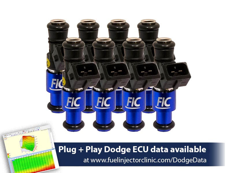 1200cc (130 lbs/hr at OE 58 PSI fuel pressure) FIC Fuel Injector Clinic Injector Set - IS153-1200H.