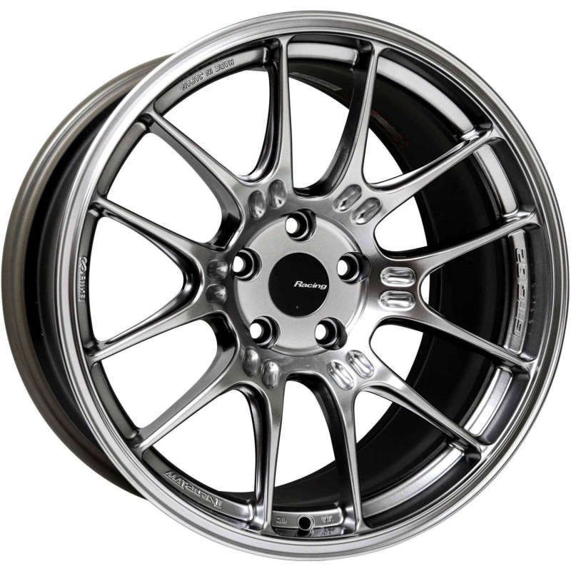 Enkei GTC02 18x10.5 5x114.3 45mm Offset 75mm Bore Hyper Silver - 534-8105-6545HS.