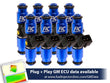 1650cc (180 lbs/hr at OE 58 PSI fuel pressure) FIC Fuel Injector Clinic Injector Set - IS301-1650H.