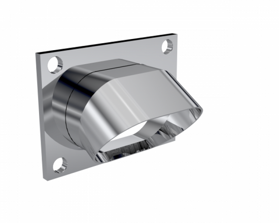 QTP Bolt-On QTEC Low Profile Oval Turn Down - 11339.