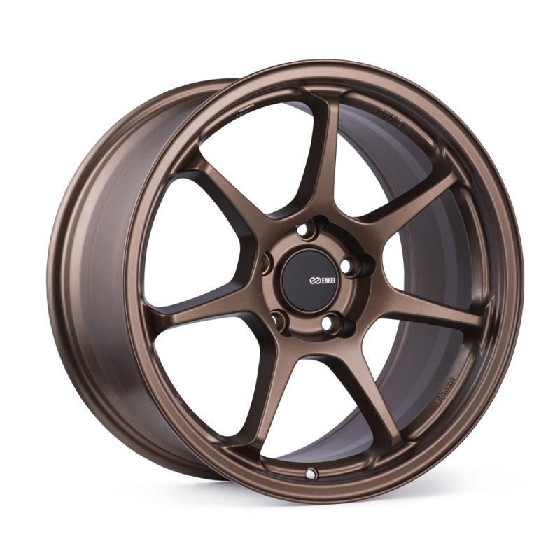 Set of 4: Enkei TS-7 18x8.5 5x120 38mm Offset 72.6mm Bore Matte Bronze - 535-885-1238ZP