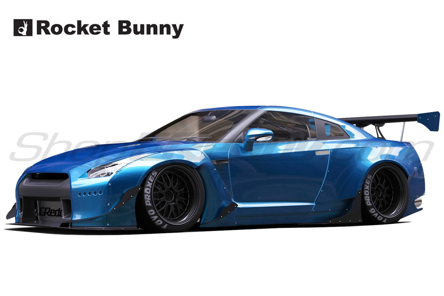 09+ Nissan GT-R R35 Rocket Bunny GT-Wing (Element - 17020647 - 17020647.