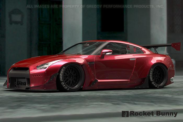 09+ Nissan GT-R R35 Rocket Bunny GT-Wing (Element - 17020647 - 17020647.