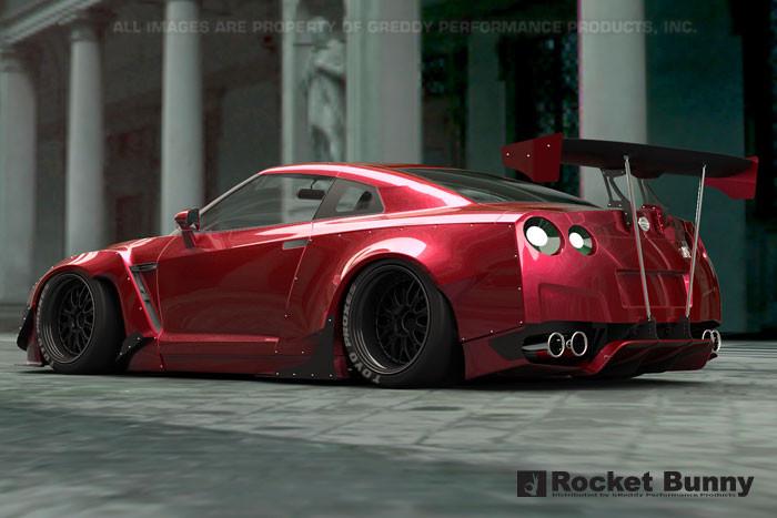 09+ Nissan GT-R R35 Rocket Bunny GT-Wing (Element - 17020647 - 17020647.