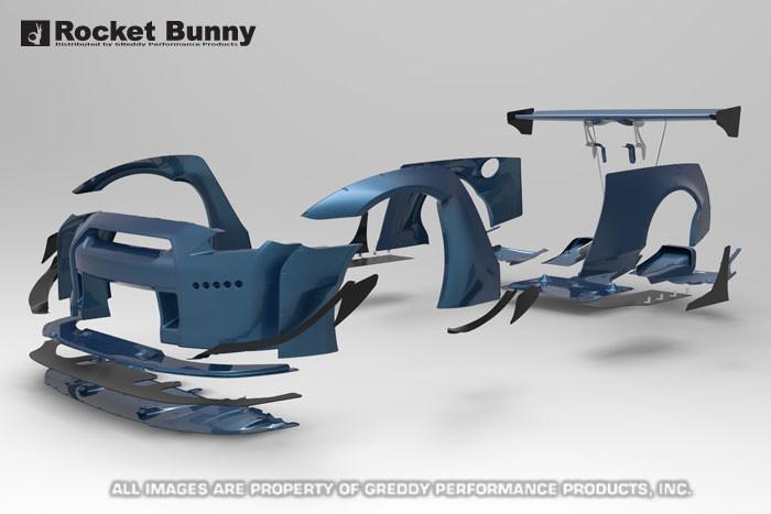 09+ Nissan GT-R R35 Rocket Bunny GT-Wing (Element - 17020647 - 17020647.