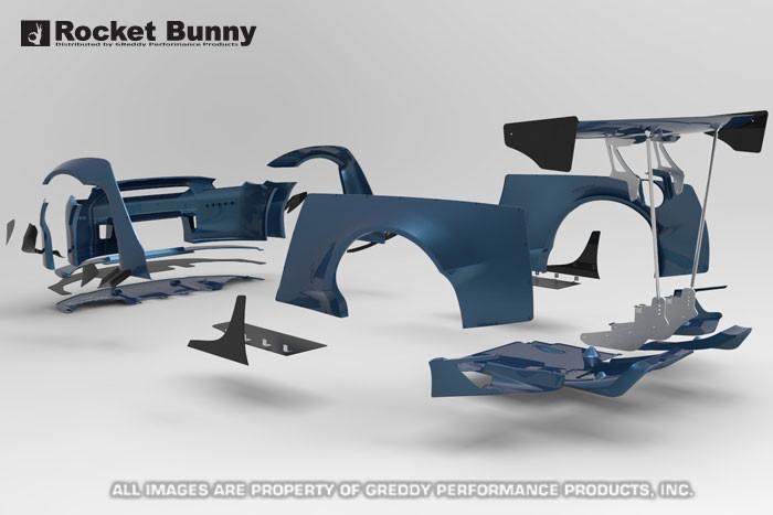 09+ Nissan GT-R R35 Rocket Bunny GT-Wing (Element - 17020647 - 17020647.
