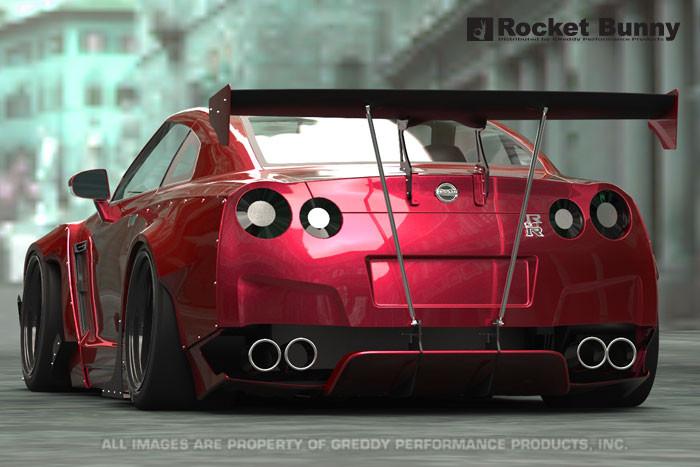 09+ Nissan GT-R R35 Rocket Bunny GT-Wing (Element - 17020647 - 17020647.