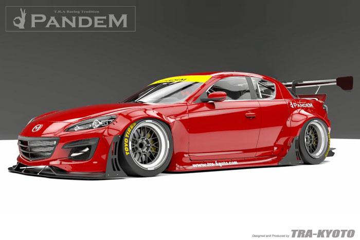 GReddy 09-12 Mazda RX-8 Pandem Wide Body Side Skirts - 17040405.