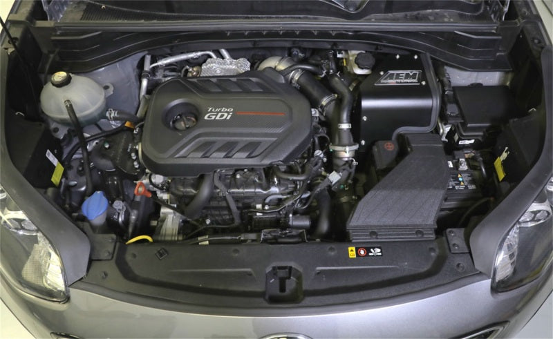 AEM 17-18 Kia Sportage L4-2.0L F/I Gunmetal Gray Cold Air - 21-847C