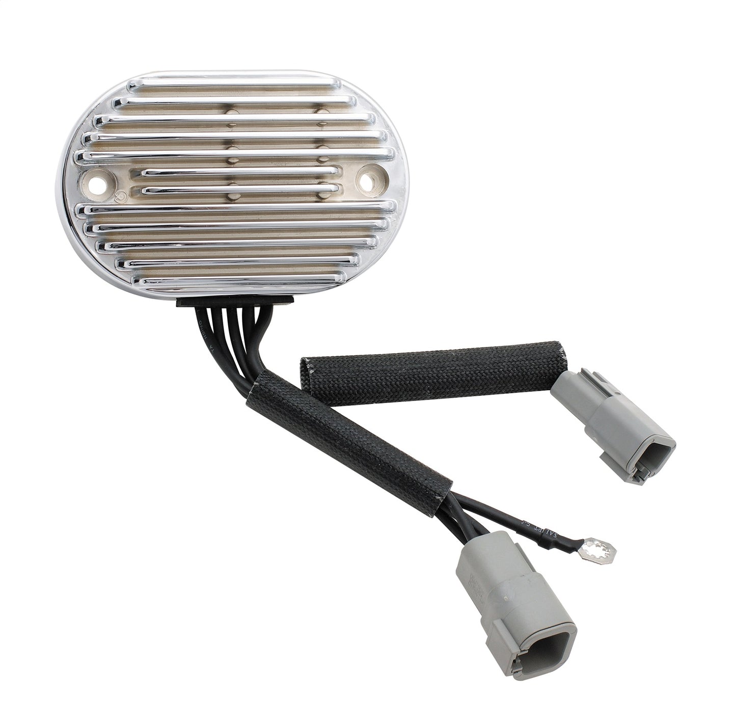 ACCEL Voltage Regulator; Motorcycle; Fits 2007 Harley Davidson Softail; Chrome; - 201131C