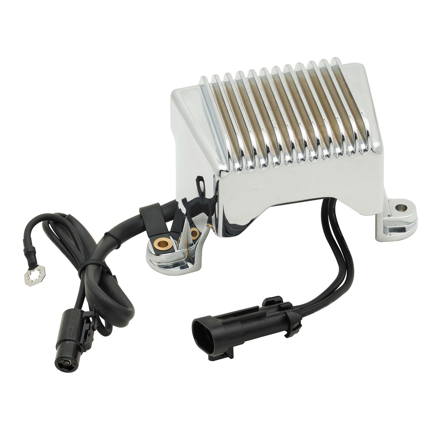 ACCEL Voltage Regulator; Motorcycle; Fits 2004-05 Harley Davidson Tour; Chrome; - 201135C