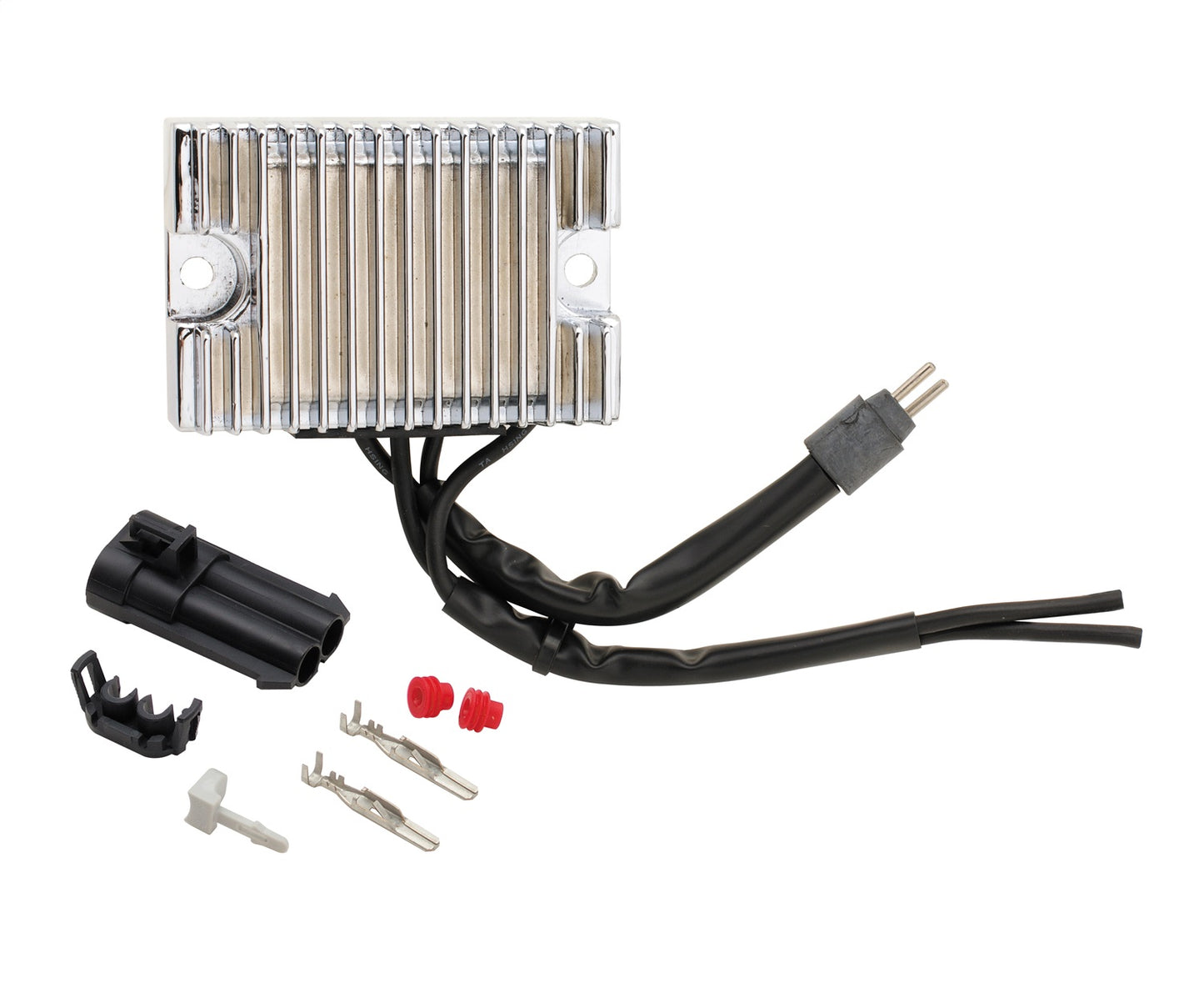 ACCEL Voltage Regulator; Motorcycle; Fits 2004-06 Harley Davidson Sportster; Chrome; - 201137C
