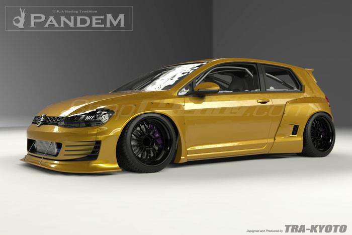 GReddy Pandem Volkswagen Golf MK7 Complete Wide Body Aero Kit - 17090310.