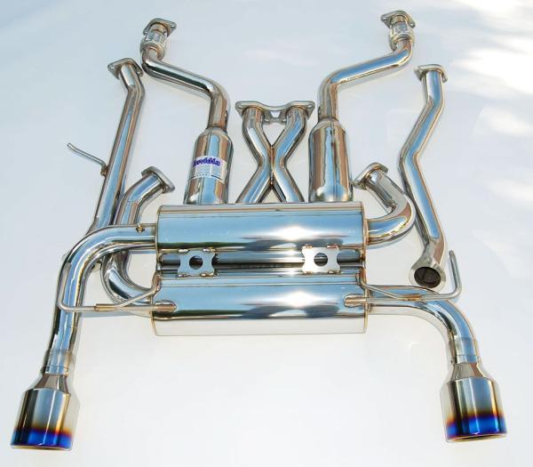 Invidia 07+ Infiniti G37 Coupe Gemini Single Layer Titanium Tip - HS07IG7GIT.