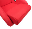 NRG FRP Bucket Seat (Red Cloth) - Large - FRP-300RD.