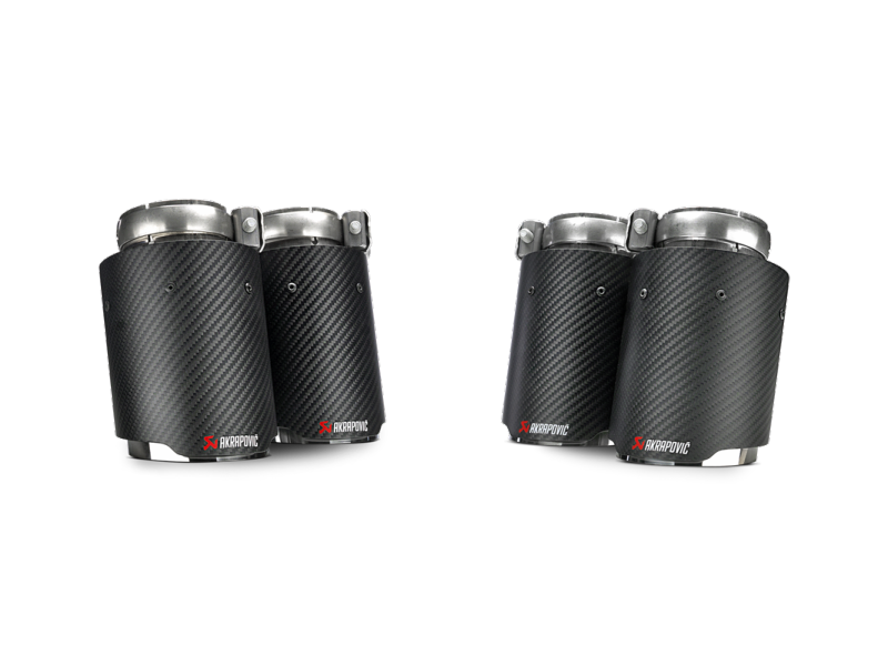 Akrapovic 14-17 BMW M3/M4 (F80/F82) Tail Pipe Set (Carbon) - TP-CT/26