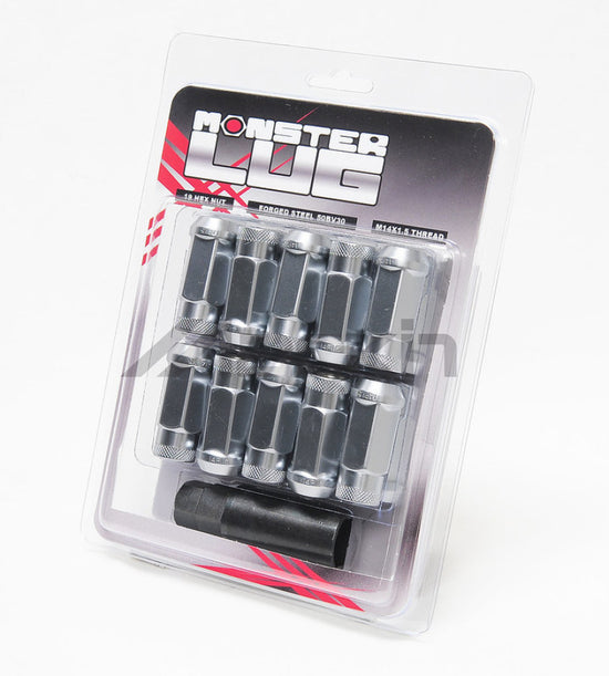 Wheel Mate 14x1.50 Monster Open End Silver Lug Nut - - 33006SS.