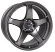 Enkei PF05 17x9.5 5x114.3 35mm Offset 75mm Bore Dark Silver - 527-795-6535DS.