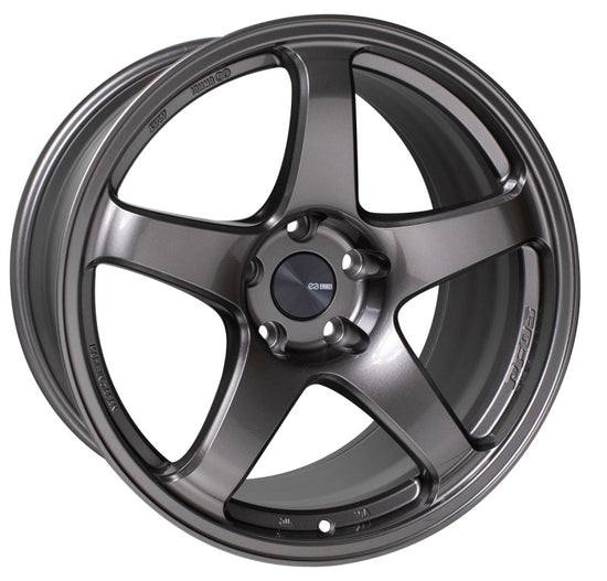 Enkei PF05 17x9.5 5x114.3 35mm Offset 75mm Bore Dark Silver - 527-795-6535DS.