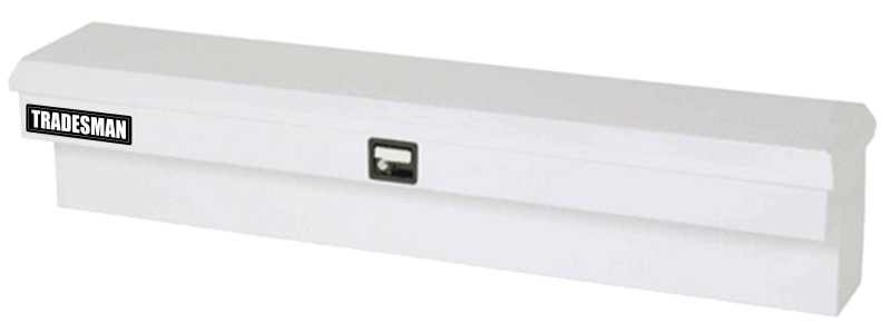 Tradesman Steel Side Bin Truck Tool Box (48in.) - White - 86748