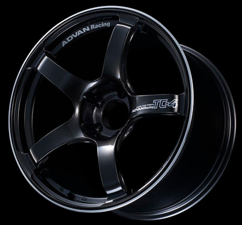 Advan TC4 15x6.0 +45 4-100 Black Gunmetallic & Ring Wheel - YAD5C45ABGR
