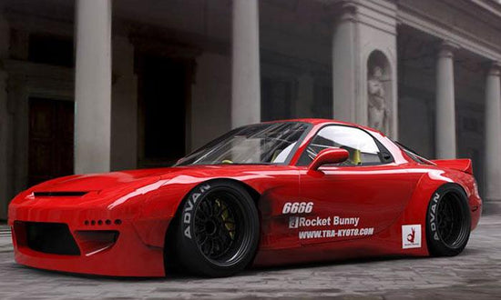 93-95 Mazda RX-7 Rocket Bunny Full FD3S Wide-Body - 17040206 - 17040206.
