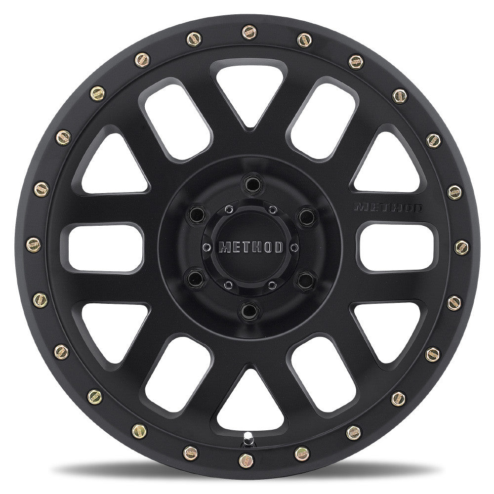 Set of 4: Method MR309 Grid 18x9 0mm Offset 8x180 130.81mm CB Matte - MR30989088500
