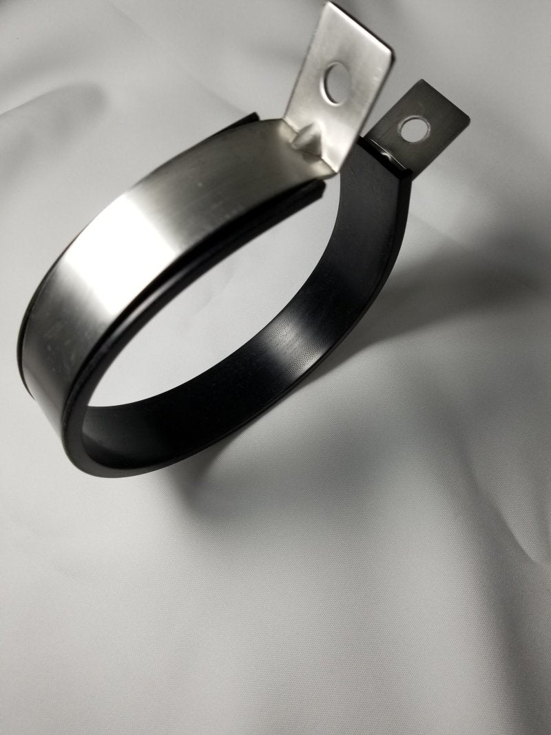 Ticon Industries 6in Canister w/ EPDM Rubber Muffler Strap - 108-00500-0152.