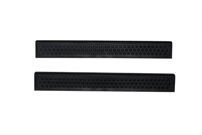 AVS 97-06 Jeep Wrangler Stepshields Door Sills 2pc - Black - 88106