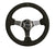 NRG Reinforced Steering Wheel (330mm / 3in Deep) Blk Suede - RST-033BK-S.