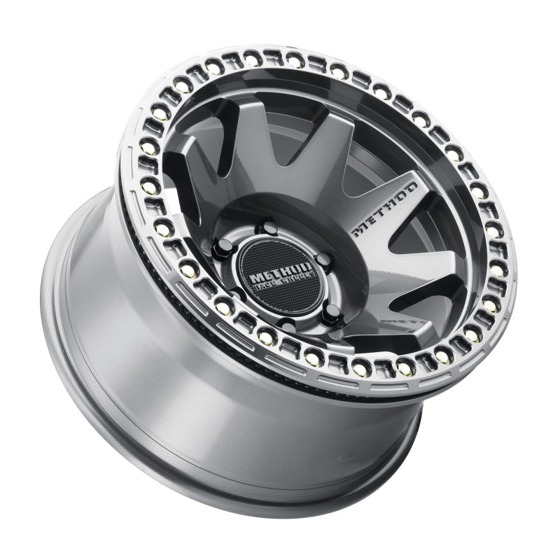 Method MR108 17x9 -44mm Offset 6x5.5 106.25mm CB Gloss Titanium - MR10879060844B