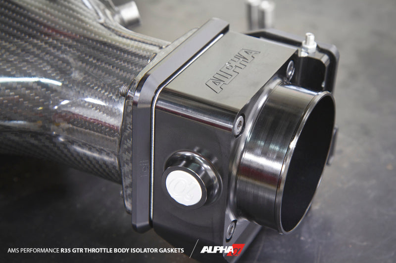 AMS Performance 2009+ Nissan GT-R Throttle Body Isolators - ALP.07.08.0006-5