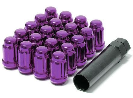 Wheel Mate Muteki Closed End Lug Nuts - Purple 12x1.25 - 41885L.